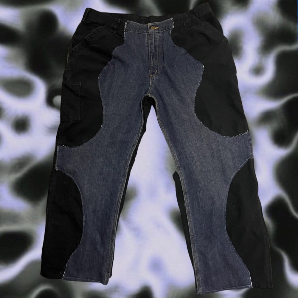custom carhartt embroidered pants/jeans